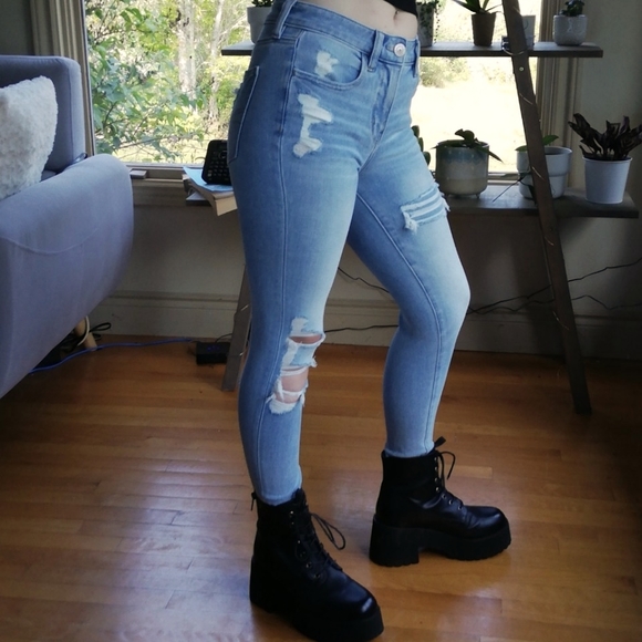 Distressed jeans from American Eagle